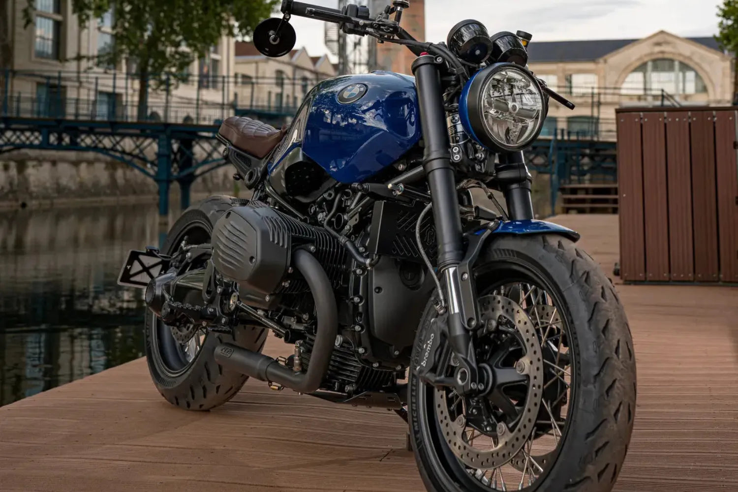 Kühlerschutzgitter mit Seitenschutz | BMW R NineT - photo 1 en situation