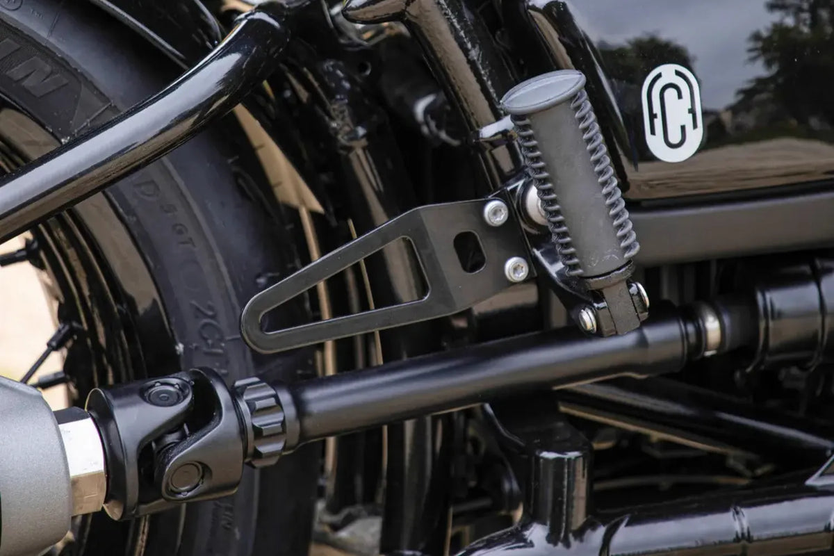 Rear Footrest Protector | BMW R18 Cruiser — Situation image 1
