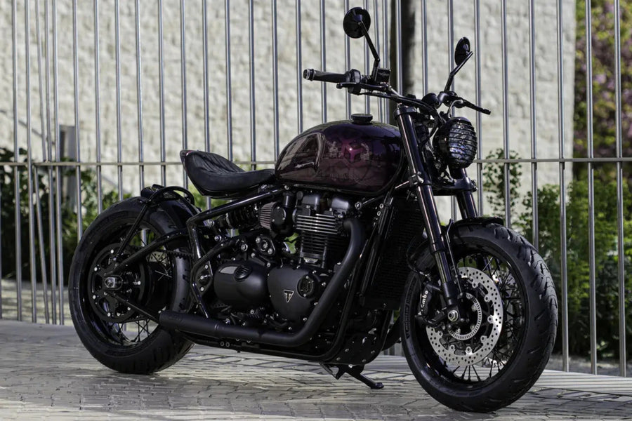 Kit filtres à air K&N monté sur Triumph Bobber Kit filtres à air K&N monté sur Triumph Bobber