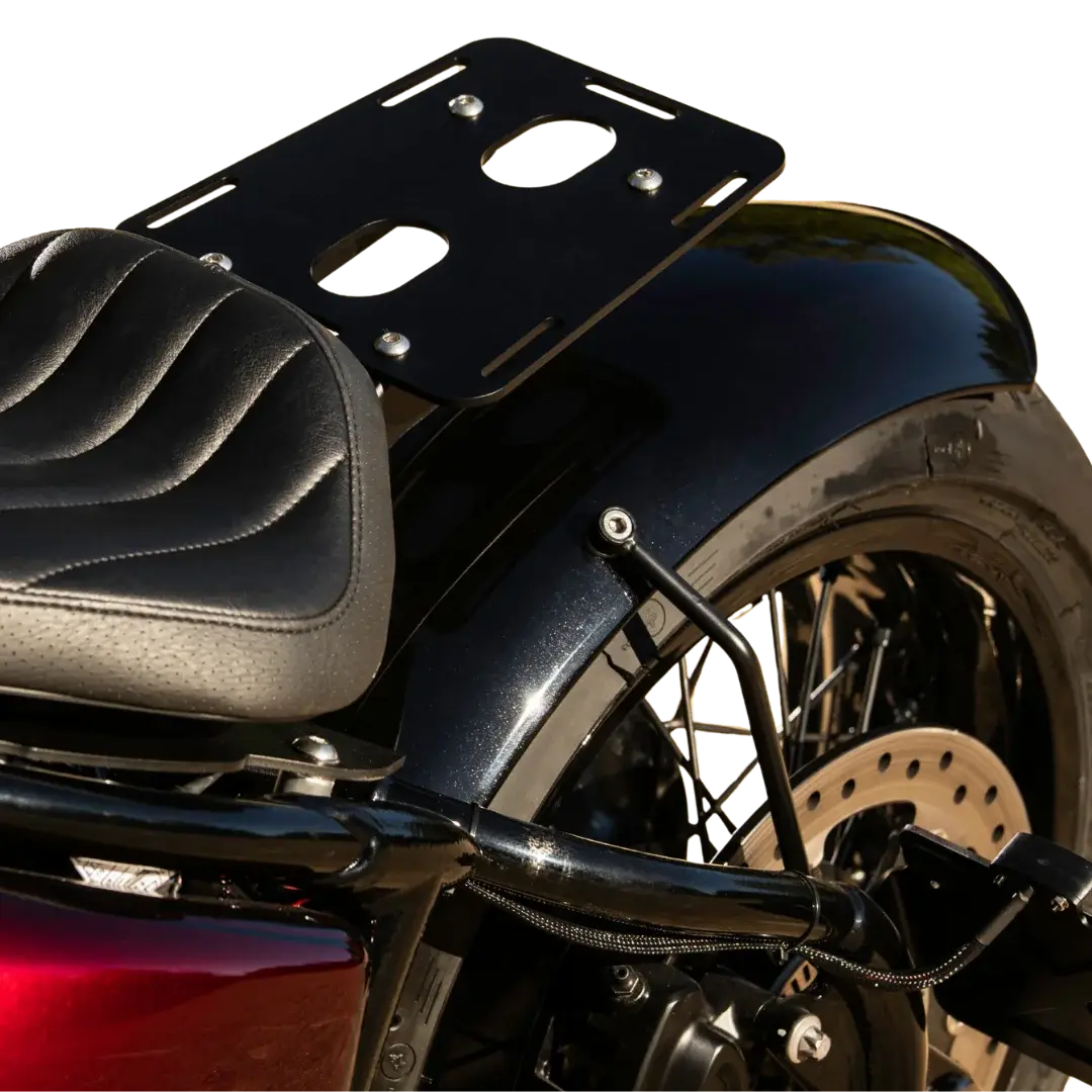 Garde-boue arriere monte sur BMW R18 vue arriere FCR Original