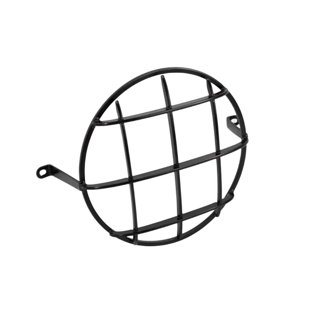 Grille de phare Off-Road noire pour BMW nineT Urban G/S – vue inclinée, protection renforcée et design 100% FCR Original.