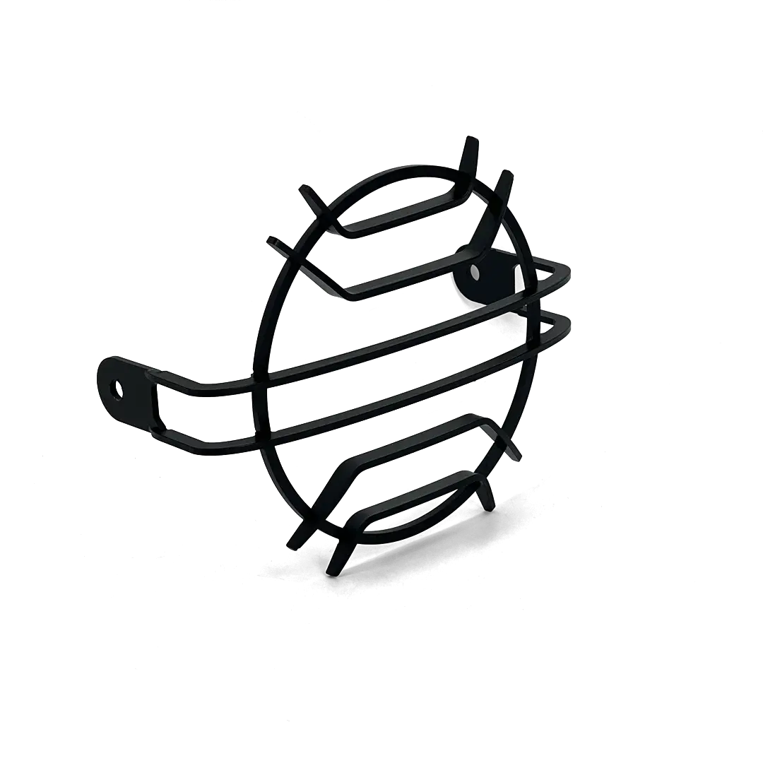 Grille de Phare Triumph Scrambler 1200 FCR Original - vue trois quarts haut style scrambler authentique baroudeur