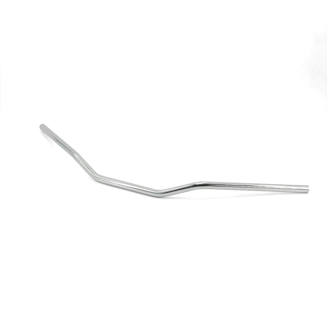Guidon Alienor chromé - vue détail courbure et finition chromée