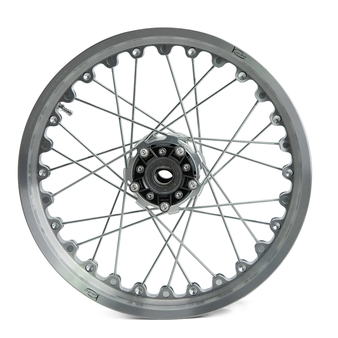 Jante Kineo a rayons tubeless finition brossee face moyeu Triumph Bonneville T120 FCR Accessoires