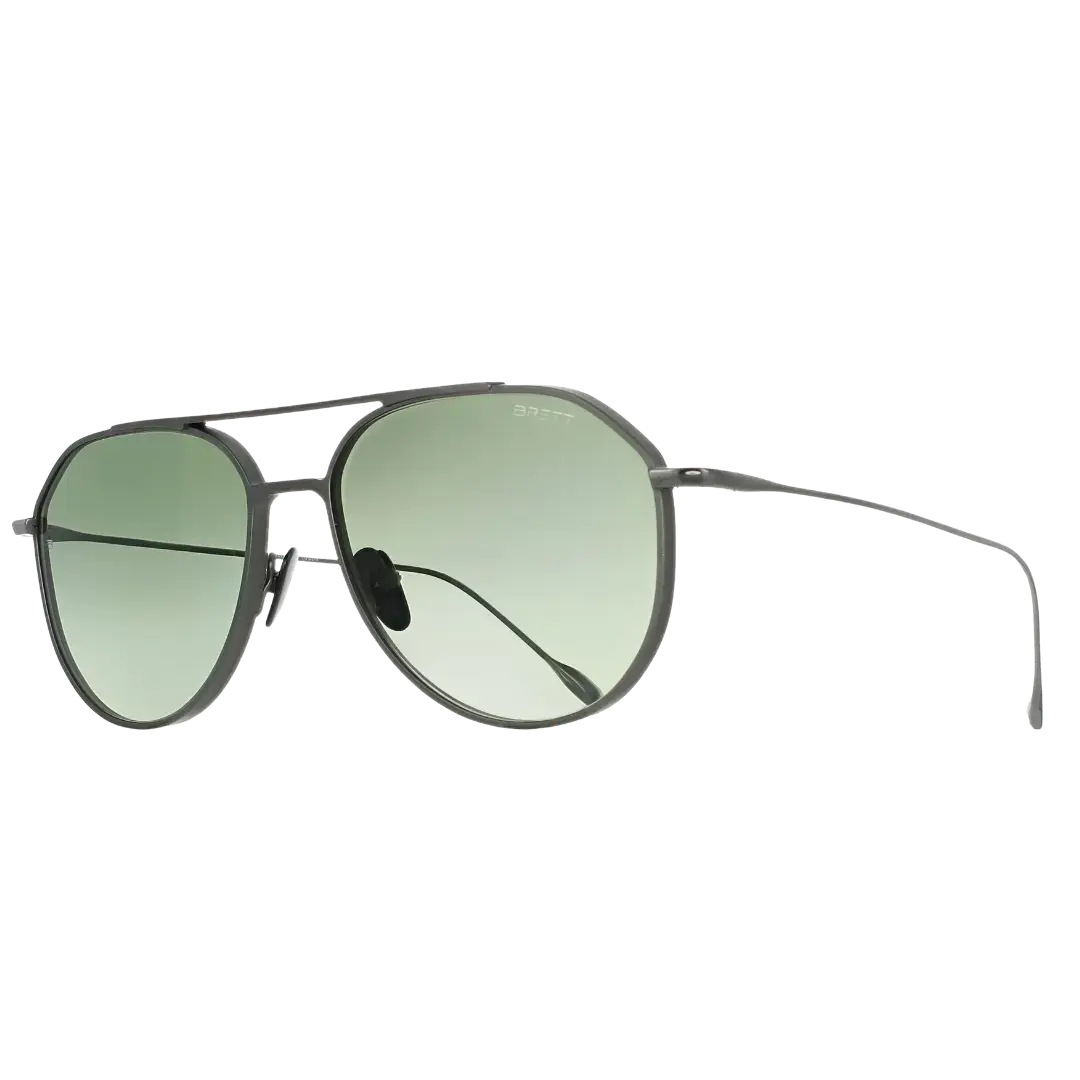 Lunettes soleil moto Brett Juan Sun Gun - vue trois quarts savoir-faire artisanal Brett Eyewear