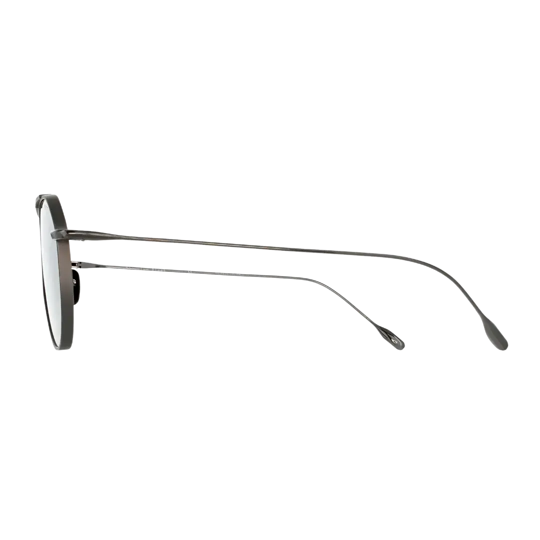 Lunettes soleil moto Brett Juan Sun Gun vert kaki - vue de profil branches titane sans soudure