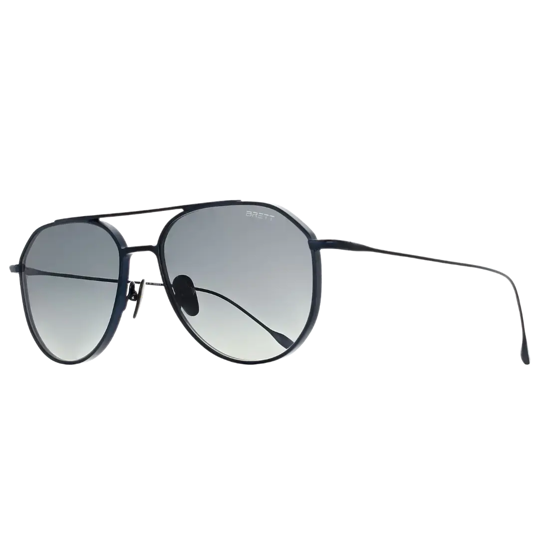 Lunettes soleil moto Brett Juan Sun Marine - vue trois quarts verres polarisants Divel premium