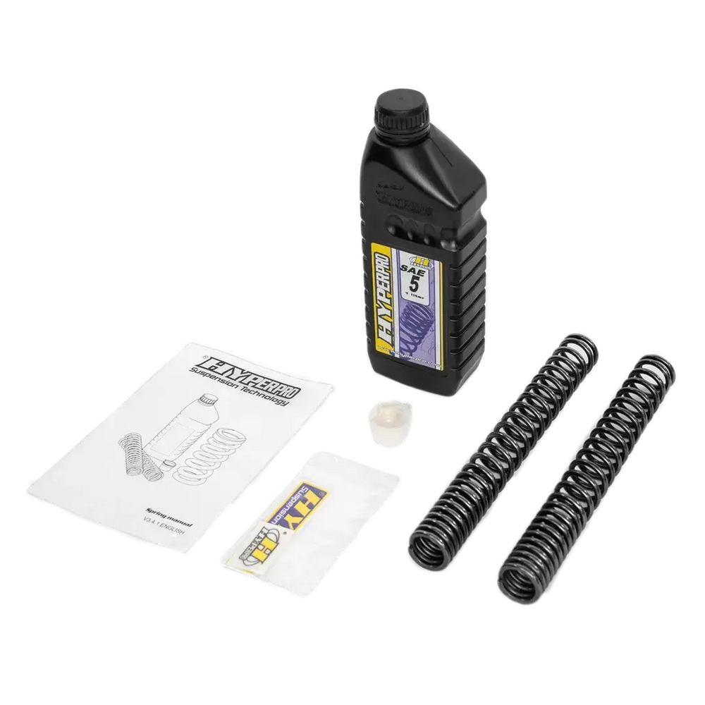 Kit ressorts de fourche Hyperpro progressifs Triumph Speed Twin 900 huile SAE 5 suspension moto