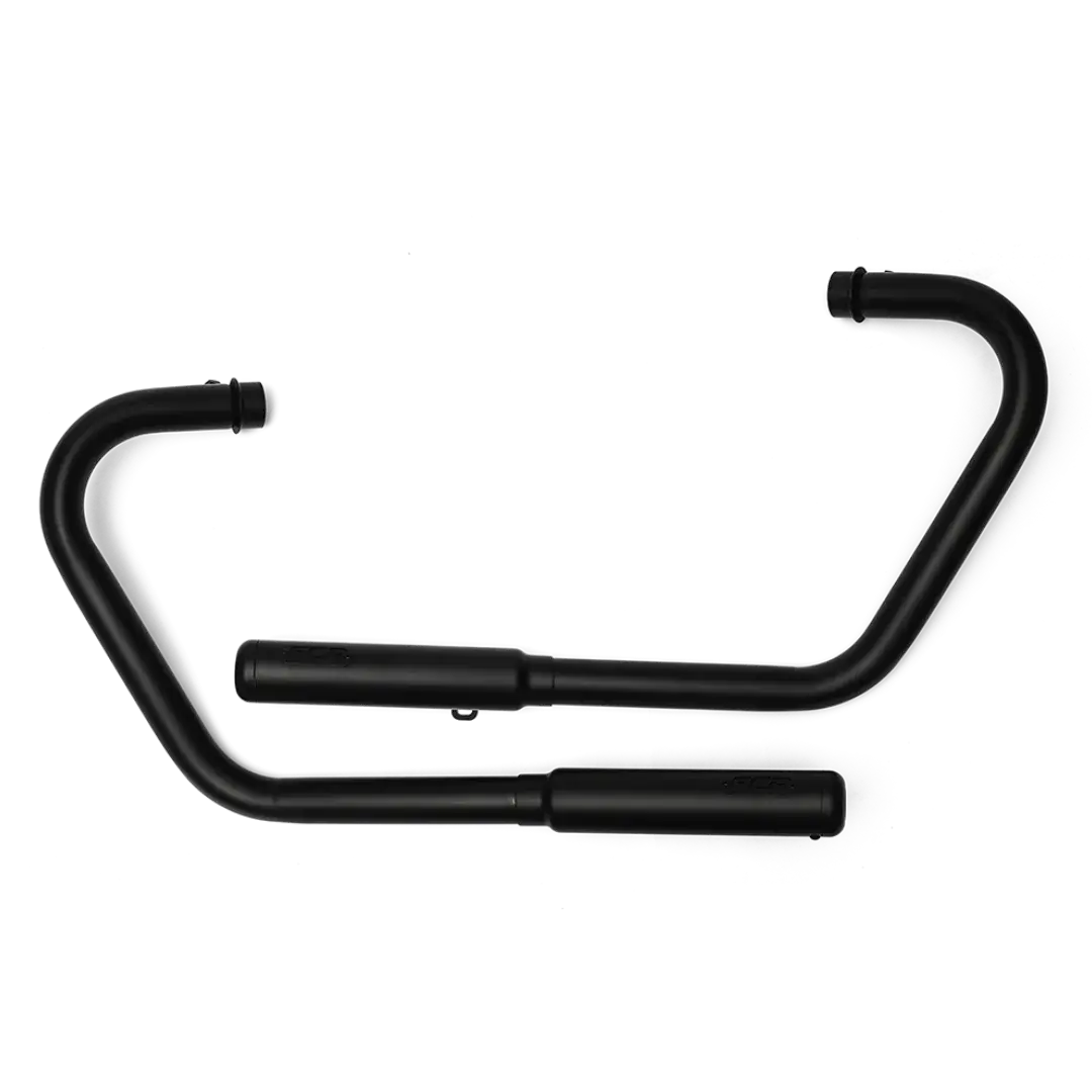 Ligne d’échappement complète FCR Accessoires en finition noire pour Triumph Modern Classics – T100, T120, Street Twin, Speed Twin 900.