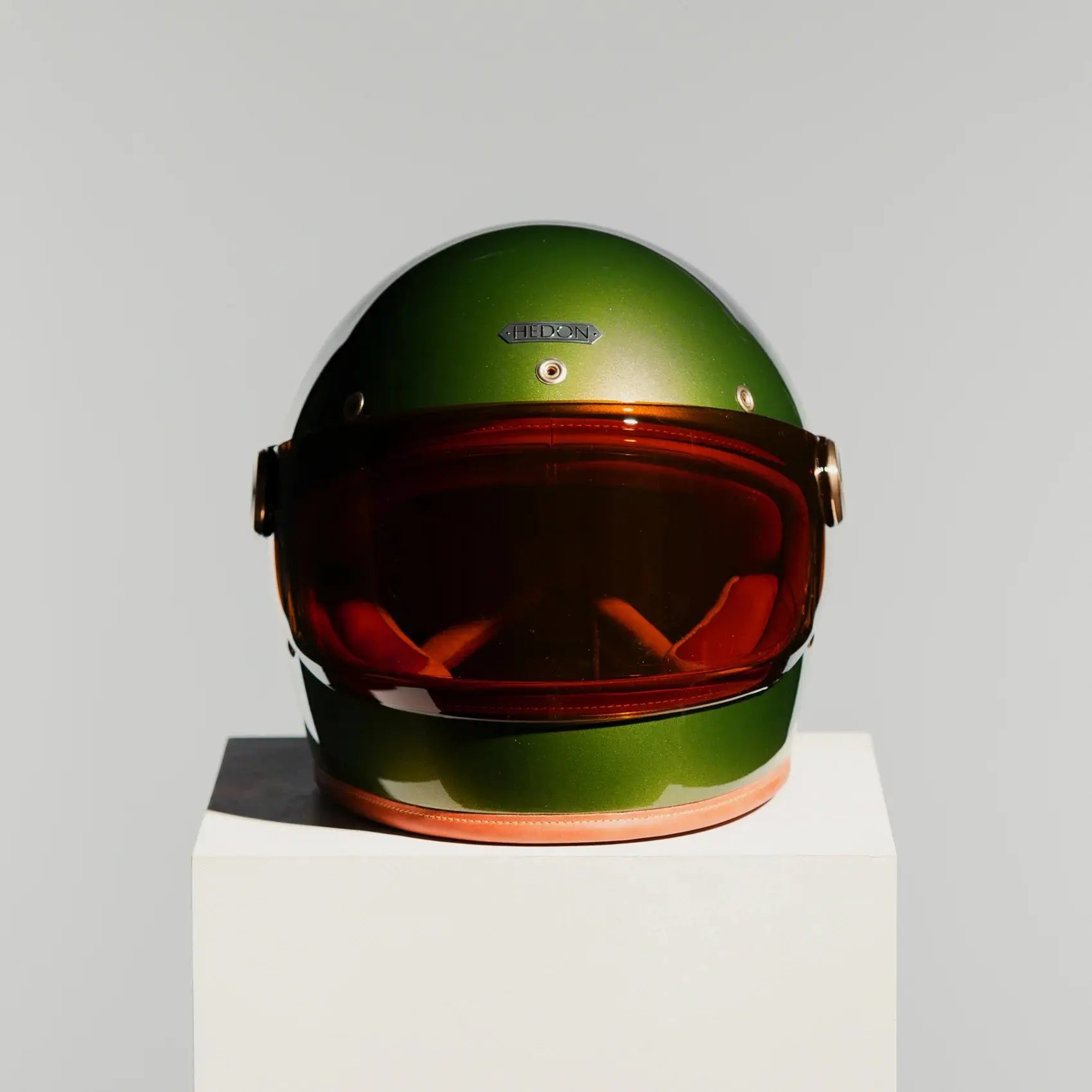 Visière iridium casque Hedon Heroine Racer 2.0 Olivea avec mécanisme réglable 4 positions