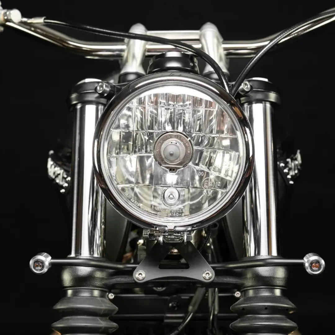 Vintage Bates round headlight Triumph