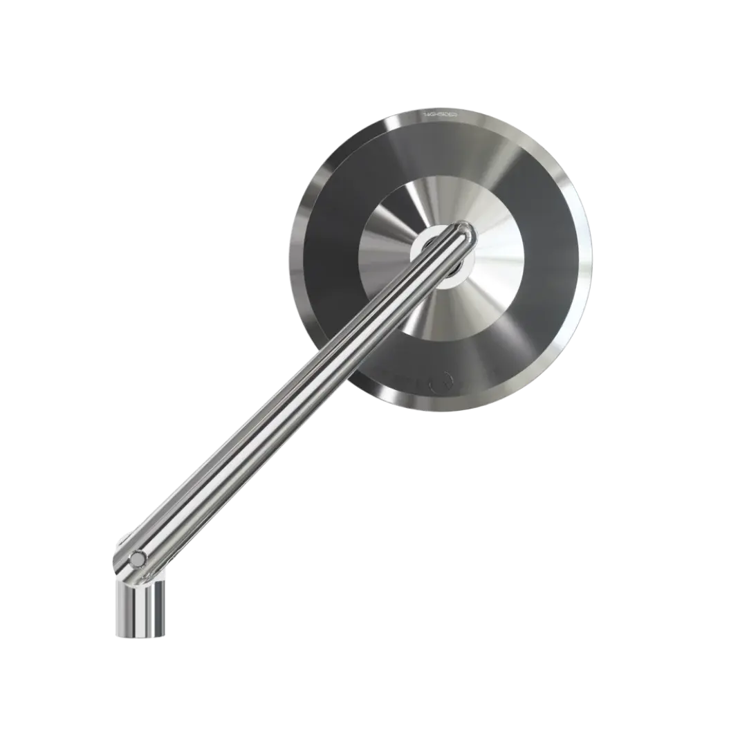Rétroviseur Highsider Montana argent - vue détail système de fixation
