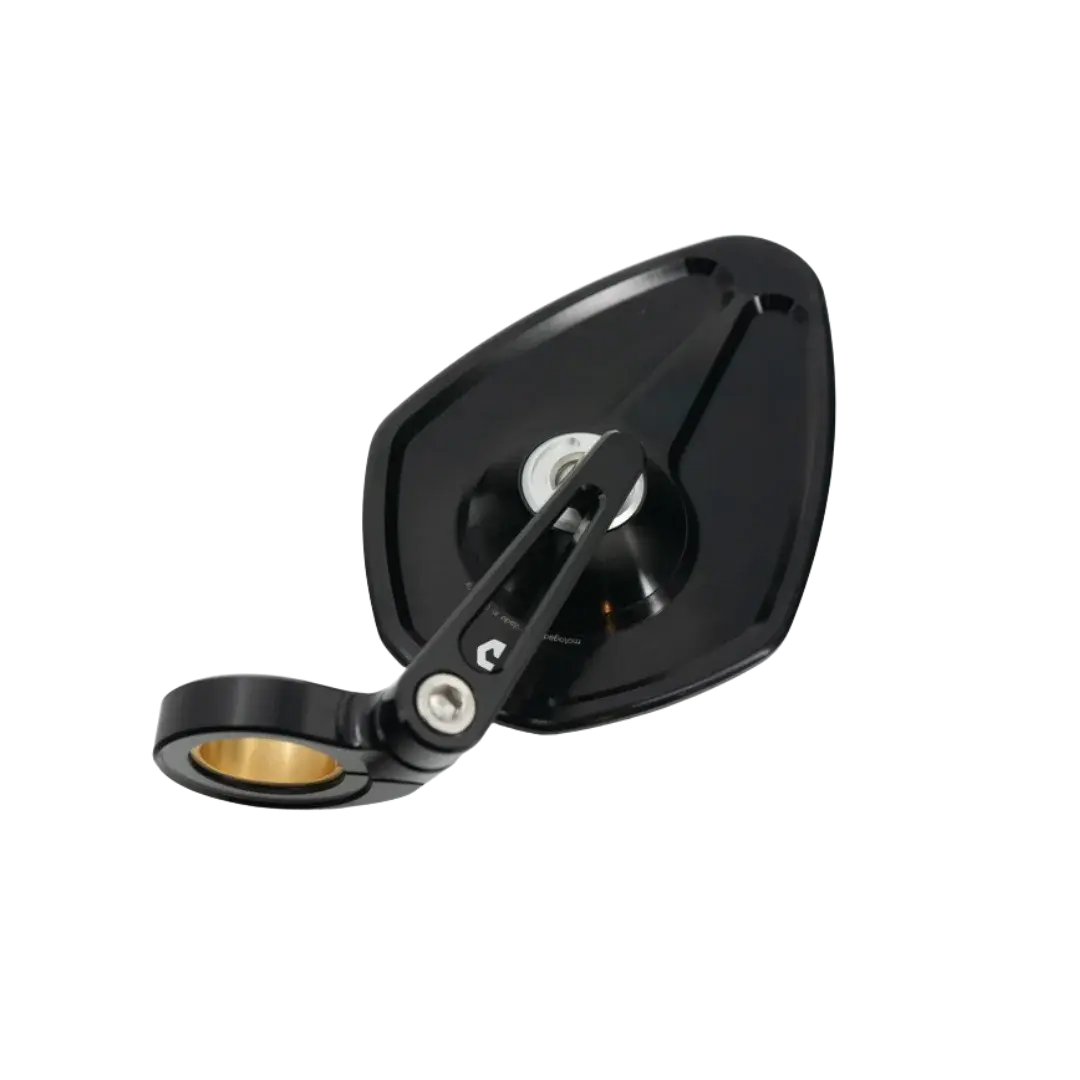 Rétroviseur moto FCR Accessoires – miroir aluminium brossé, fixation bar-end pour BMW