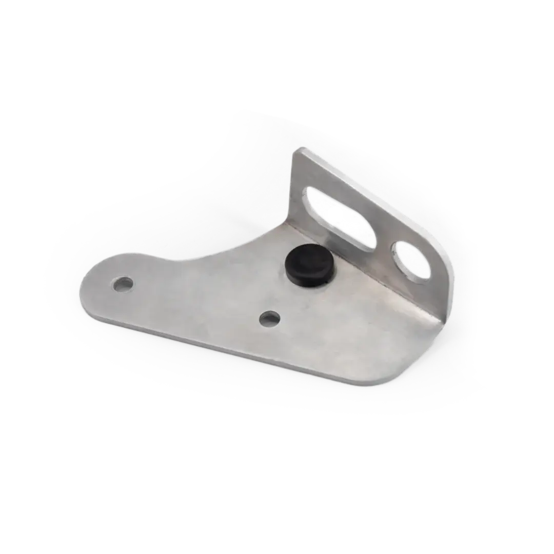 Support bloque-disque Triumph FCR en aluminium brossé découpé laser