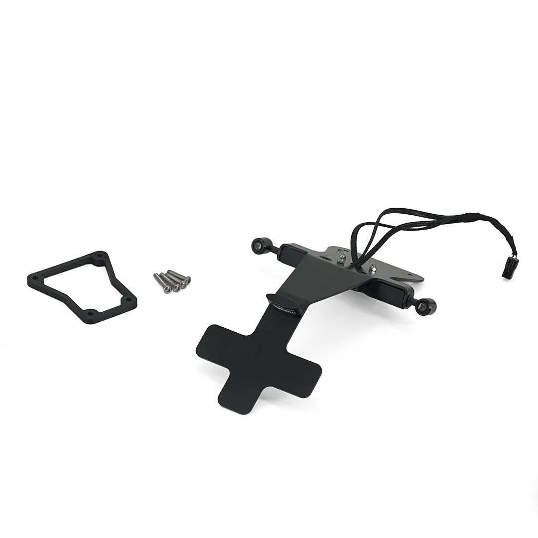 Support de plaque Triumph 400 kit complet avec câblage et visserie