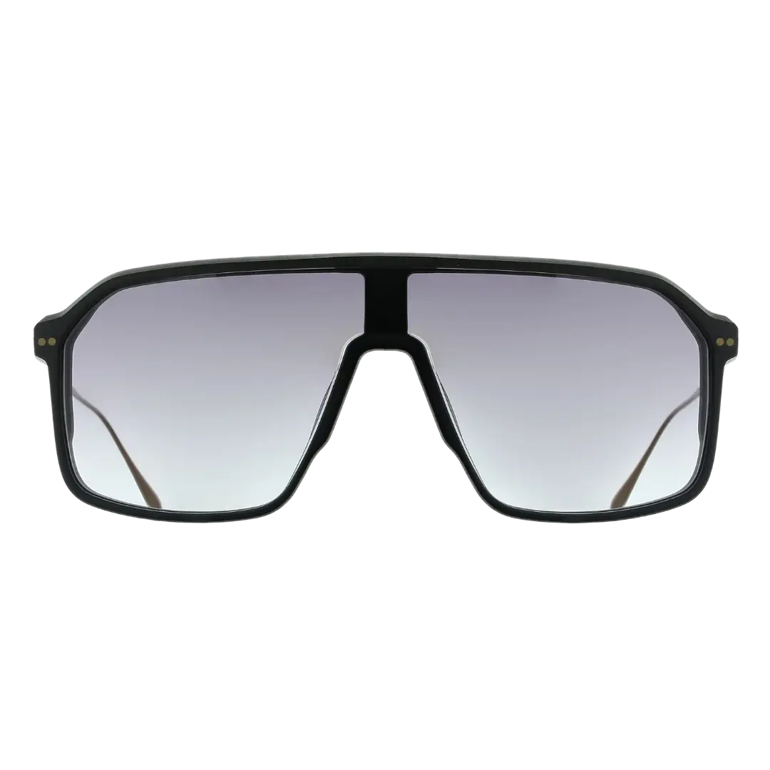 Lunettes soleil moto Brett The Duke Sun coloris Noir - vue de face full acétate intégral l'icône de la vitesse