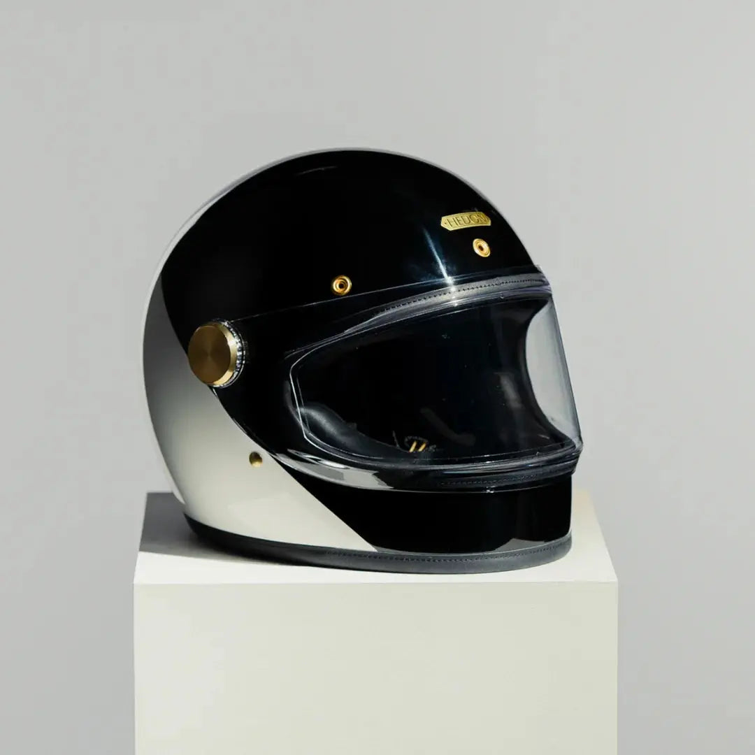 Casque Hedon Heroine Racer 2.0 Two Face vue trois quarts avant design graphique contrasté