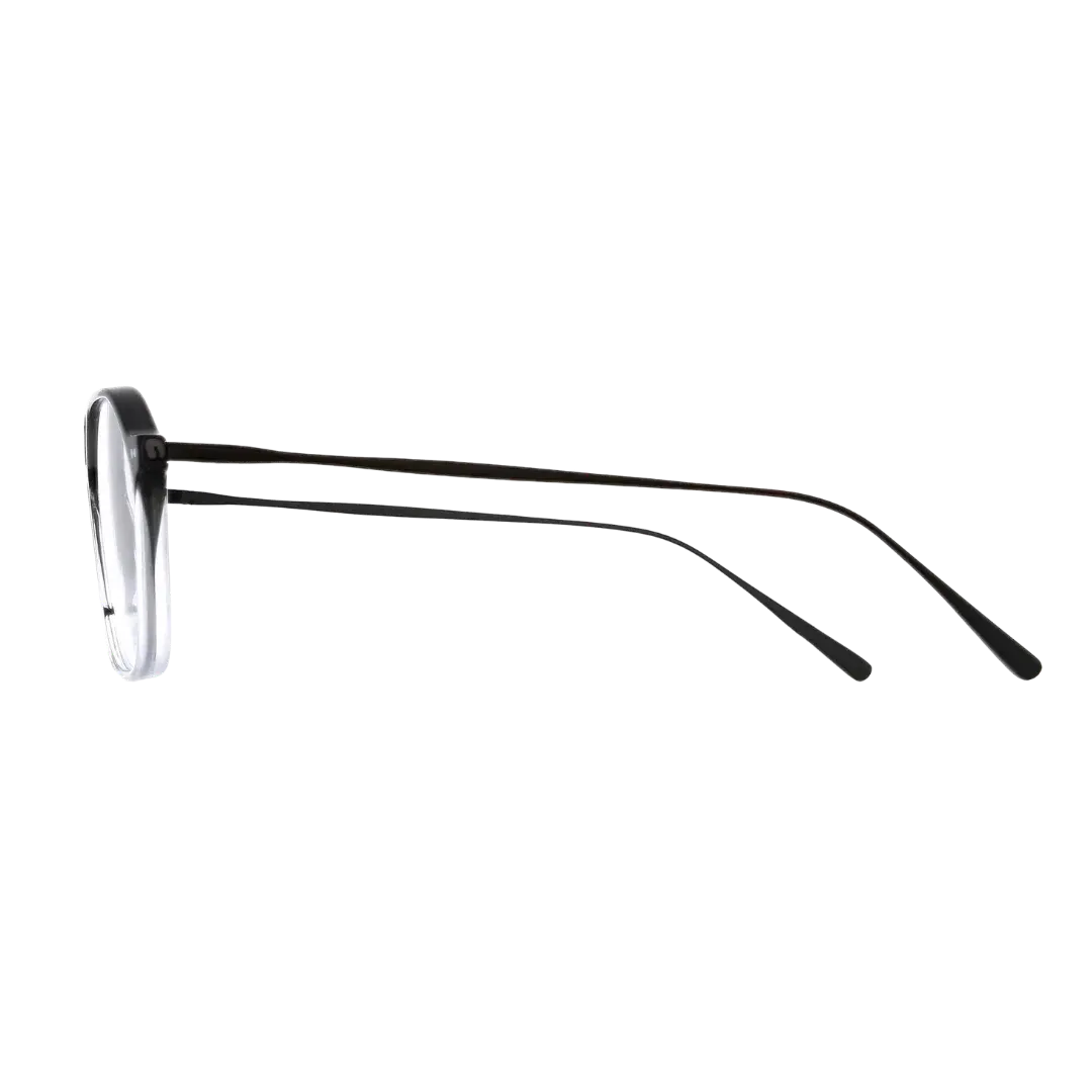Lunettes soleil moto Brett Vic Sun Noir Dégradé Argent - vue de face complète format moyen polyvalent