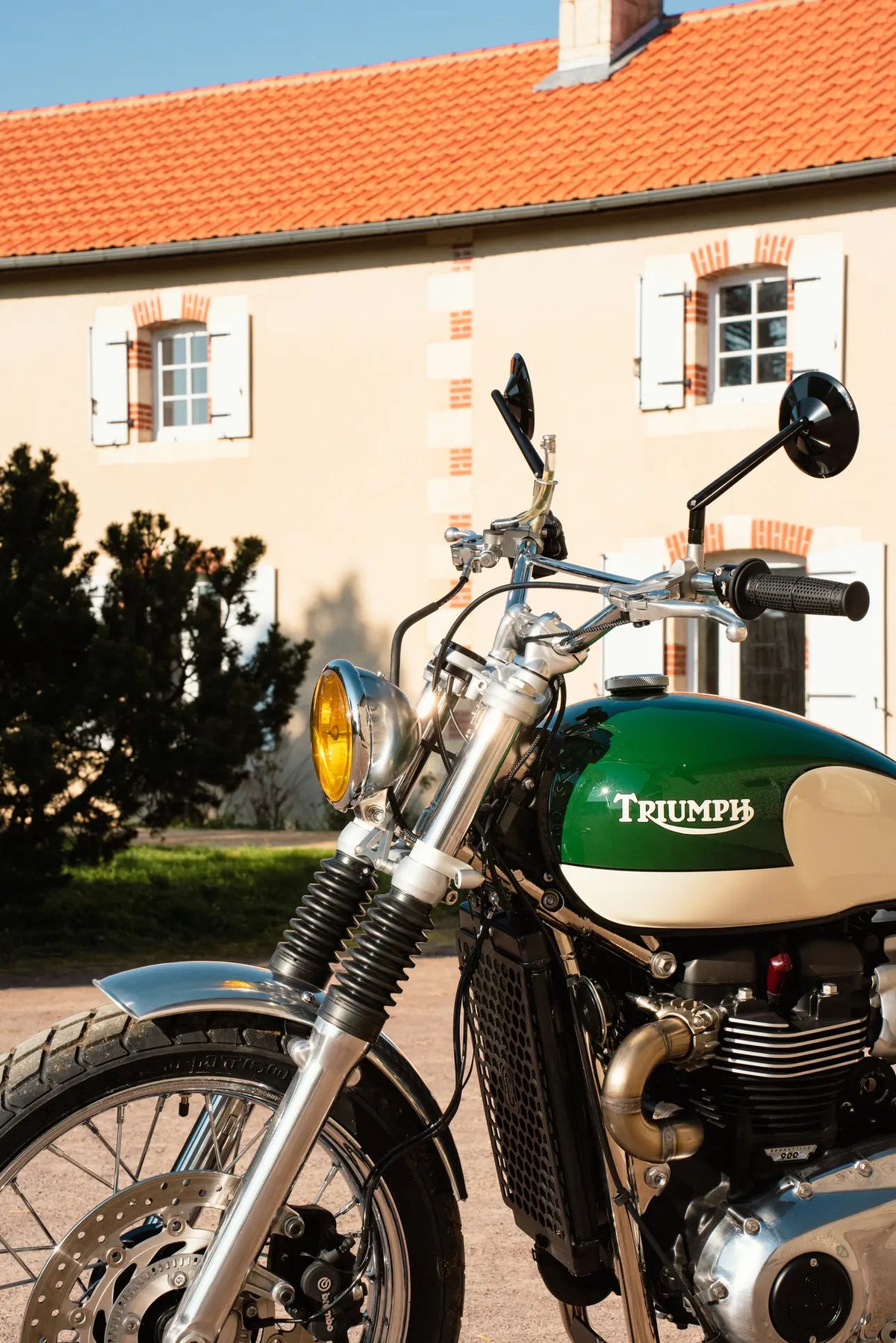 Grille de Radiateur | Off-Road Triumph Modern Classic — Image situation 2