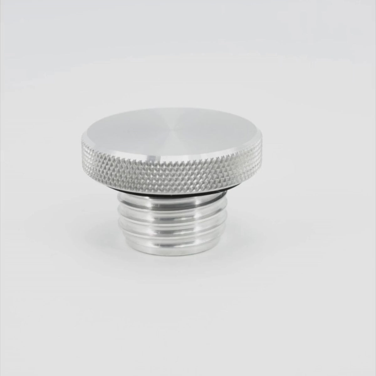 Vue 360° bouchon de réservoir Le Billet finition argent pour Triumph Modern Classic